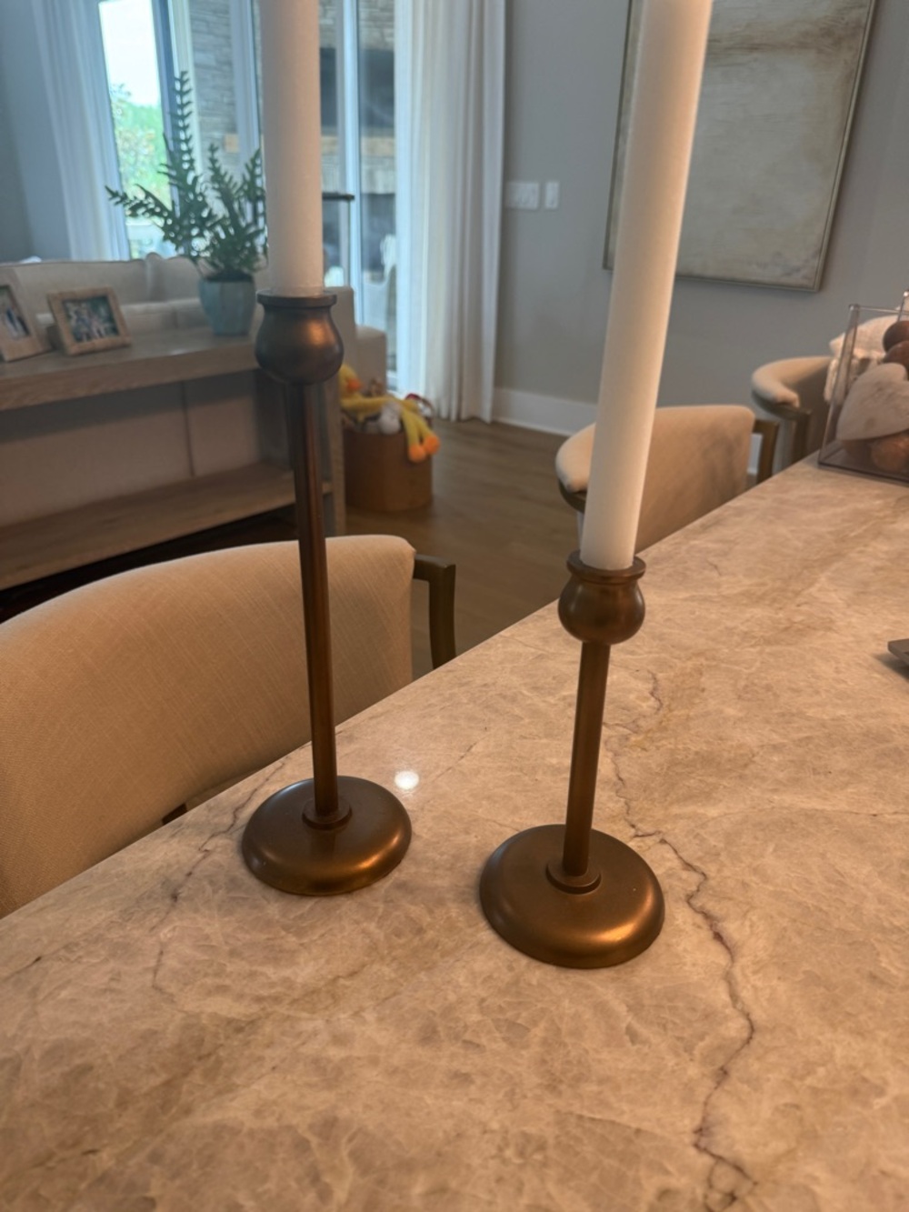 Pottery Barn candle
Sticks (candles not included)